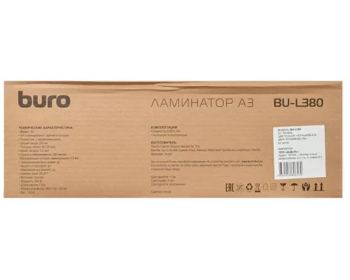 Ламинатор BURO BU-L380