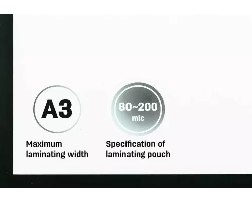 Ламинатор DELI E3892-EU серый