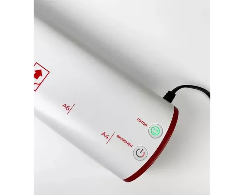 Ламинатор Heleos ЛМ-А4МБК белый/красный A4