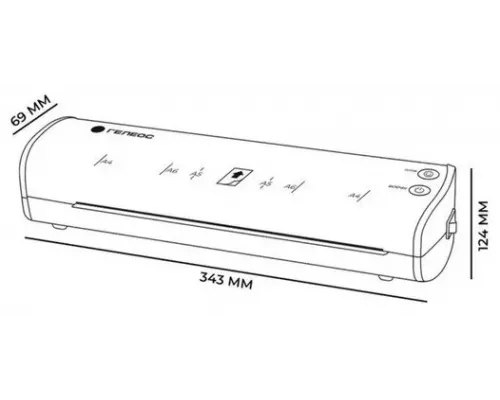 Ламинатор Heleos ЛМ-А4МЧС черный/серебристый A4