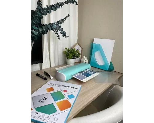 Ламинатор Heleos ЛМ-А4МСБ синий/белый A4