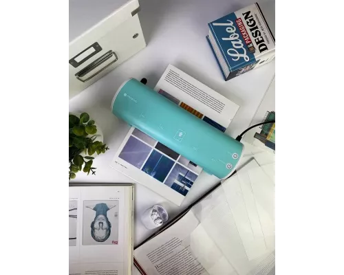 Ламинатор Heleos ЛМ-А4МСБ синий/белый A4