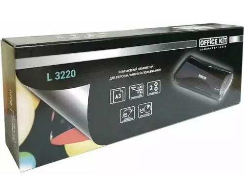 Ламинатор OFFICE KIT L3220 черный A3