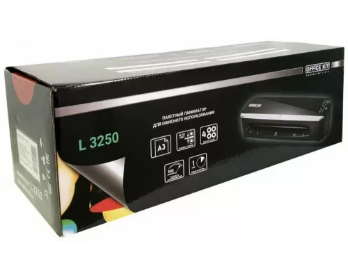 Ламинатор Office Kit L3250 черный A3