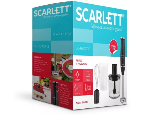 Блендер SCARLETT SC-HB42F12 черный