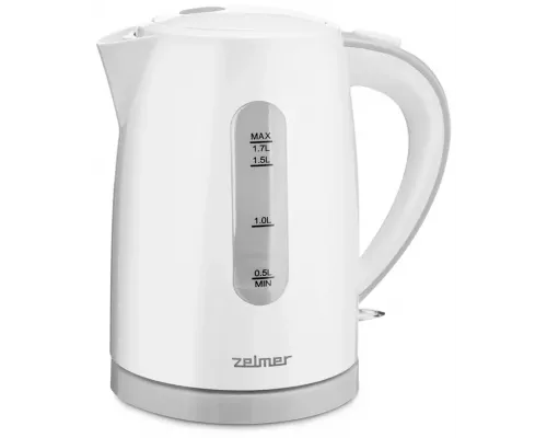 Чайник ZELMER ZCK7616S белый/серый