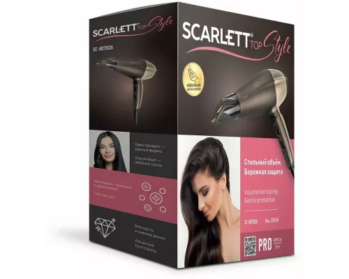 Фен SCARLETT SC-HD70I26 мокко