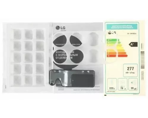 Холодильник LG GA-B419SDJL темный графит