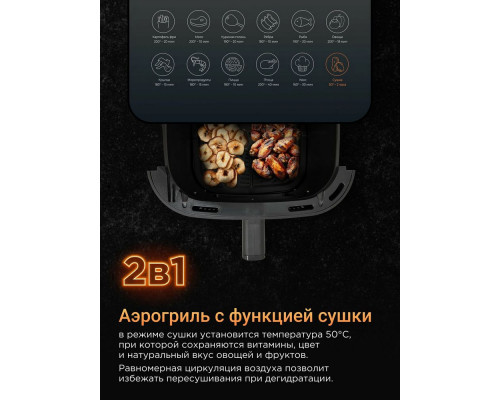 Аэрогриль BRAYER BR2040 черный