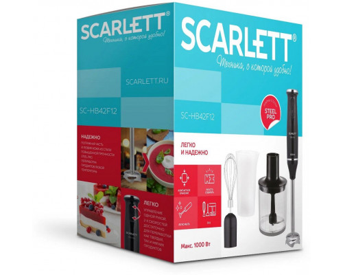 Блендер SCARLETT SC-HB42F12 черный Блендер SCARLETT SC-HB42F12 черный
