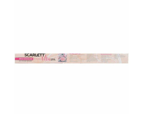 Весы напольные SCARLETT SC-BS33E062 Весы напольные SCARLETT SC-BS33E062