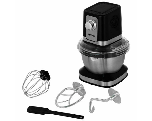 Кухонная машина VITEK VT-1435 черный/серебристый