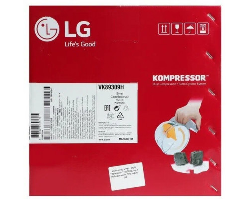 Пылесос LG VK89309H серебристый Пылесос LG VK89309H серебристый