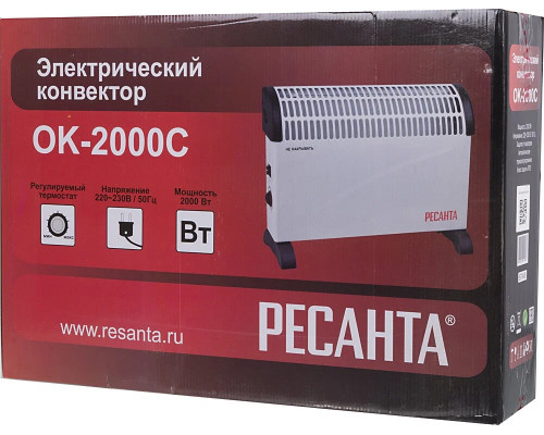 Конвектор РЕСАНТА ОК-2000С белый Конвектор РЕСАНТА ОК-2000С белый