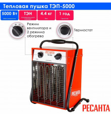 Тепловая пушка РЕСАНТА ТЭП-5000