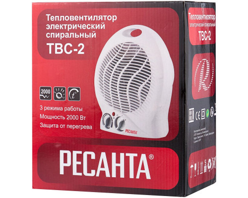 Тепловентилятор РЕСАНТА ТВС-2 Тепловентилятор РЕСАНТА ТВС-2