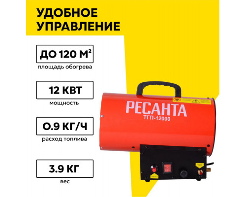 Тепловая пушка РЕСАНТА ТГП-12000