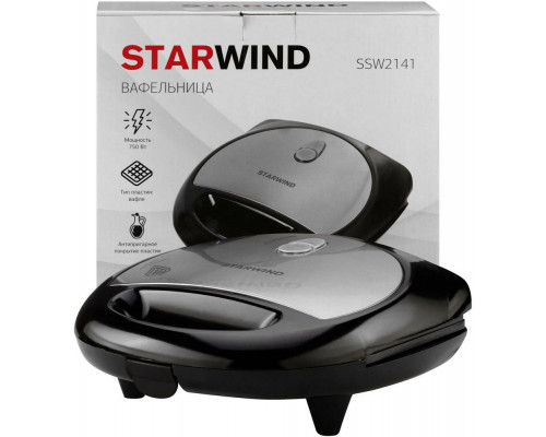 Сэндвичница STARWIND SSW2141 черный Сэндвичница STARWIND SSW2141 черный