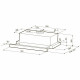 Вытяжка KRONA KAMILLA T sensor max 600 White