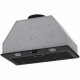 Вытяжка KRONA SVEN 600 black one knob
