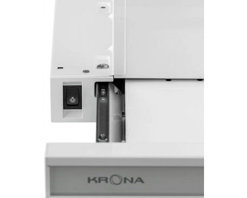 Вытяжка встраиваемо-выдвижная KRONA KAMILLA 600 GLASS WHITE Вытяжка встраиваемо-выдвижная KRONA KAMILLA 600 GLASS WHITE