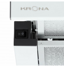 Вытяжка встраиваемо-выдвижная KRONA KAMILLA T 600 WHITE (2 мотора)