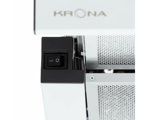 Вытяжка встраиваемо-выдвижная KRONA KAMILLA T 600 WHITE (2 мотора) Вытяжка встраиваемо-выдвижная KRONA KAMILLA T 600 WHITE (2 мотора)
