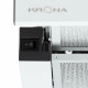 Вытяжка встраиваемо-выдвижная KRONA KAMILLA T 600 WHITE (2 мотора)