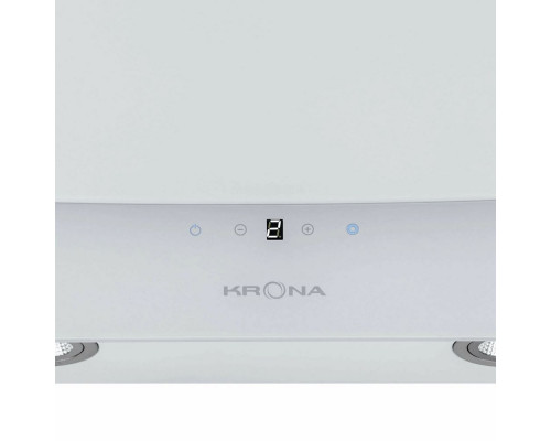 Вытяжка каминная наклонная KRONA ALVA 600 white S белый Вытяжка каминная наклонная KRONA ALVA 600 white S белый