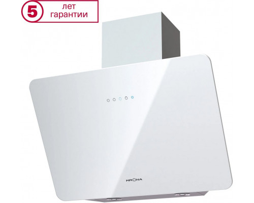 Вытяжка каминная наклонная KRONA LIORA 600 white S