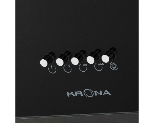 Вытяжка каминная наклонная KRONA POLLY 600 BLACK PB Вытяжка каминная наклонная KRONA POLLY 600 BLACK PB