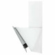Вытяжка каминная наклонная KRONA POLLY 600 WHITE PB