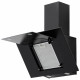 Вытяжка каминная наклонная KRONA VIERKANT 600 BLACK PB