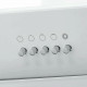Вытяжка каминная наклонная KRONA VIERKANT 600 WHITE PB