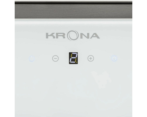 Вытяжка полновстраиваемая KRONA SELINA 600 GLASS white S Вытяжка полновстраиваемая KRONA SELINA 600 GLASS white S