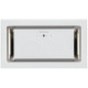 Вытяжка полновстраиваемая KRONA SELINA 600 GLASS white S