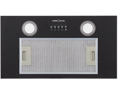 Вытяжка полновстраиваемая KRONA SELINA 600 black PB Вытяжка полновстраиваемая KRONA SELINA 600 black PB