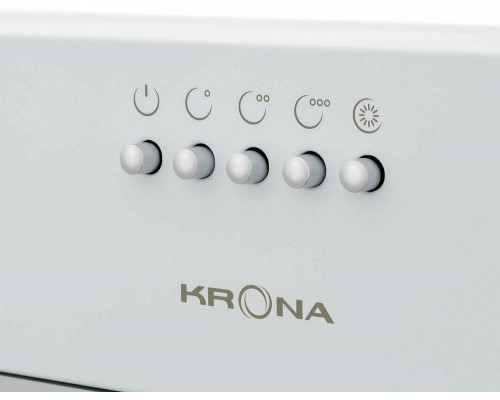Вытяжка полновстраиваемая KRONA ADEL 600 WHITE PB белый Вытяжка полновстраиваемая KRONA ADEL 600 WHITE PB белый