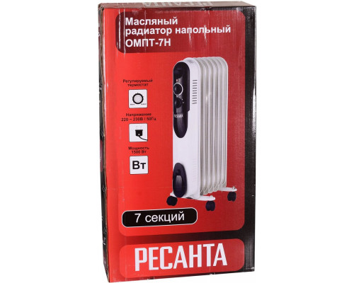Масляный обогреватель РЕСАНТА ОМПТ-7Н Масляный обогреватель РЕСАНТА ОМПТ-7Н