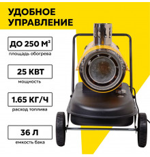 Тепловая пушка EUROLUX ТДНП-EU-25000