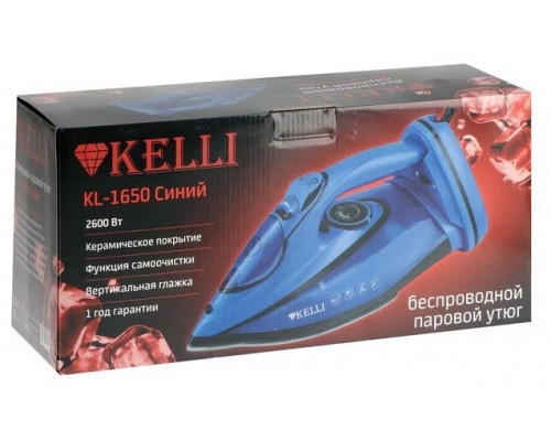 Утюг KELLI KL-1650 синий Утюг KELLI KL-1650 синий