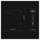 Фен SCARLETT SC-HD70I76 черный