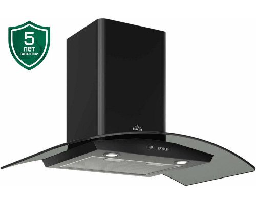 Вытяжка каминная без купола ELIKOR АМЕТИСТ 90П-650-К3Д черный/тонир