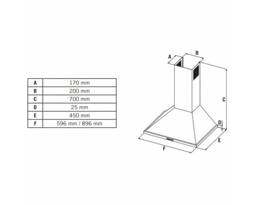 Вытяжка каминная купольная SIMFER 8964SM белый Вытяжка каминная купольная SIMFER 8964SM белый