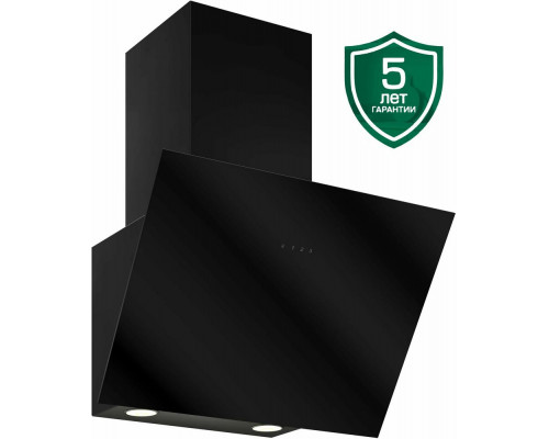Вытяжка каминная наклонная ELIKOR АНТРАЦИТ 60П-650-Е3Д черный/черное стекло