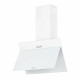 Вытяжка каминная наклонная KRONA ESTER 600 white PB (стекло)
