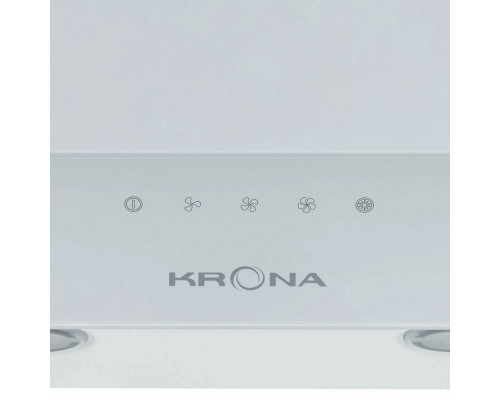 Вытяжка каминная наклонная KRONA HELGA 600 S белый