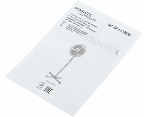 Вентилятор Scarlett SC-SF111B28 белый Вентилятор Scarlett SC-SF111B28 белый