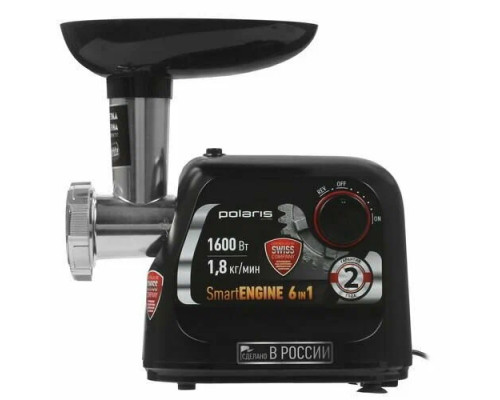 Мясорубка Polaris PMG 1875 RUS черный Мясорубка Polaris PMG 1875 RUS черный