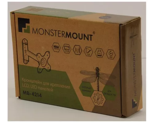 Кронштейн MONSTERMOUNT MB-4214 черный